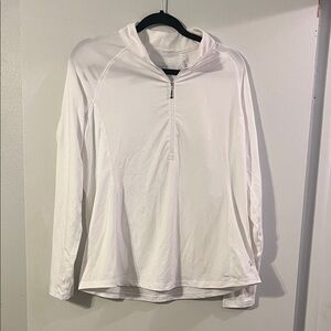 Jofit Classic White Zip Pullover